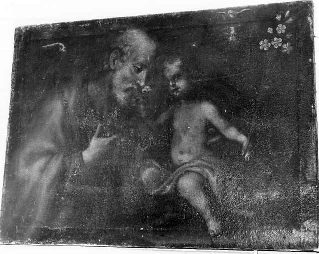 San Giuseppe e Gesù Bambino (dipinto) - ambito pugliese (sec. XVIII)