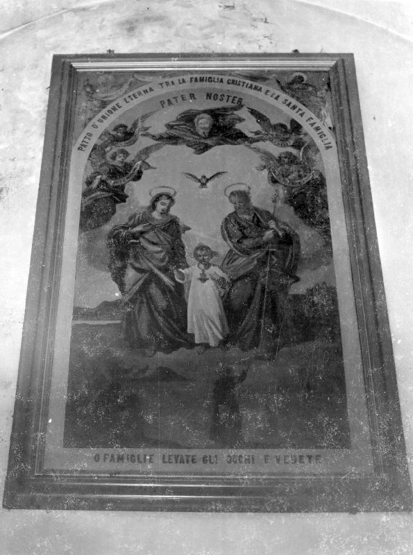 Sacra Famiglia (dipinto) - ambito Italia meridionale (sec. XIX)
