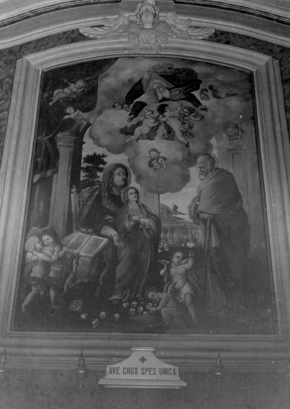 famiglia di Sant'Anna (dipinto) - ambito Italia meridionale (seconda metà sec. XVII)