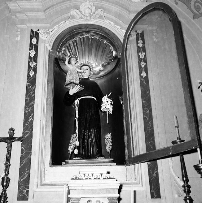 Sant'Antonio da Padova con il bambino (statua) - ambito Italia meridionale (sec. XIX)