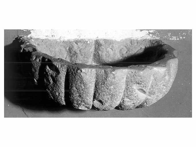 acquasantiera - ambito Italia meridionale (secc. XVII/ XVIII)