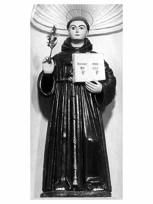 Sant'Antonio da Padova (statua) - ambito pugliese (prima metà sec. XVI)