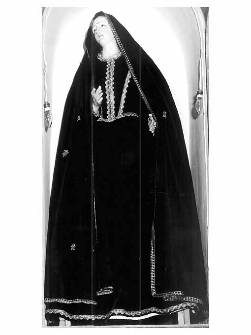 Madonna Addolorata (statua) - ambito Italia meridionale (ultimo quarto sec. XIX)