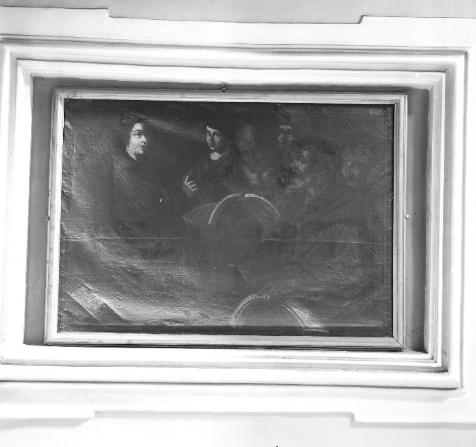 disputa di Gesù con i dottori nel tempio (dipinto) - ambito pugliese (seconda metà sec. XVII)