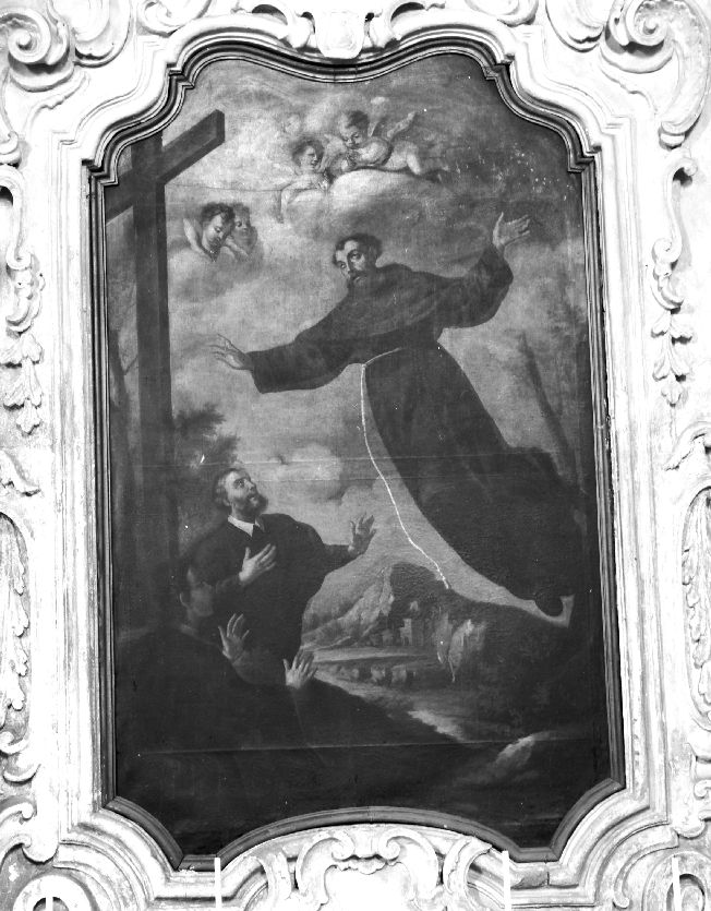 Volo di san Giuseppe da Copertino (dipinto) - ambito pugliese (sec. XVIII)