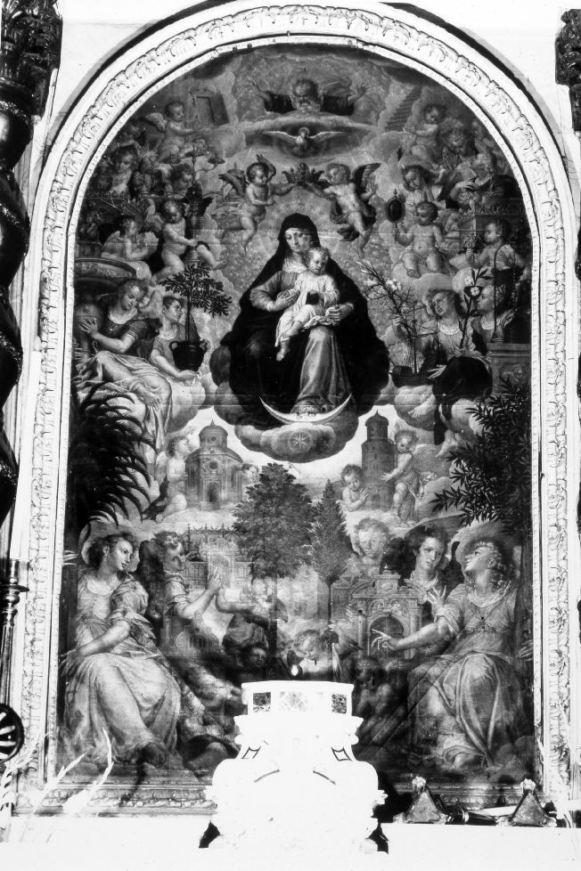 Immacolata Concezione (dipinto) di Schwarz Christoph (attribuito) (seconda metà sec. XVI)