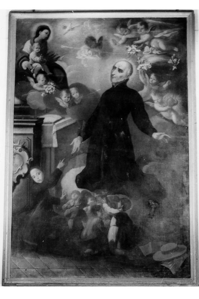 Estasi di san Pompilio Maria Pirrotti (dipinto) di Ingrosso Servo di Dio (attribuito) (secc. XVIII/ XIX)