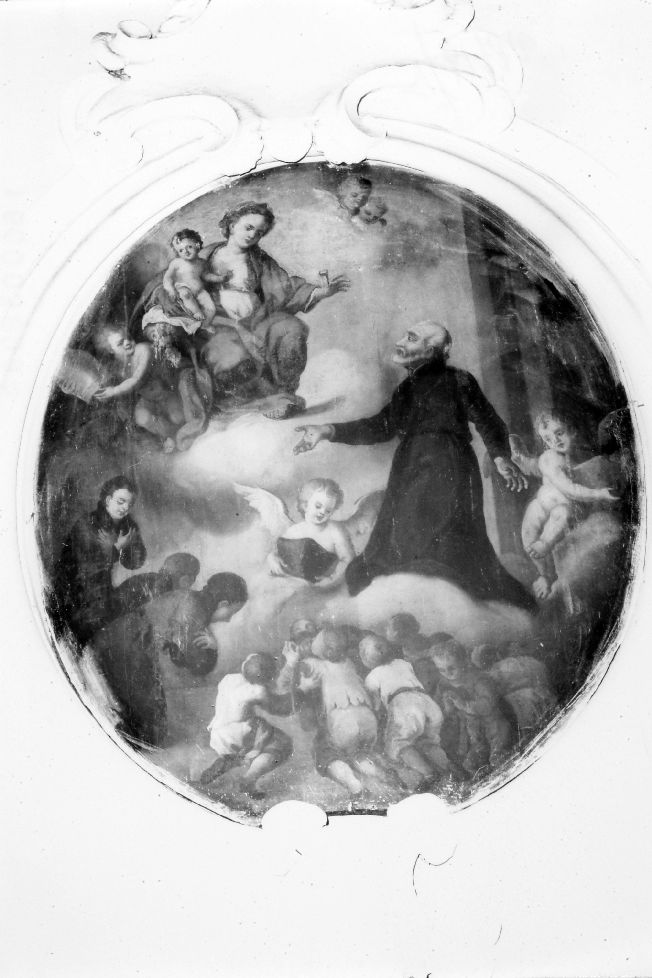 Gloria di san Giuseppe Colasanzio (dipinto) di Ingrosso Servo di Dio (attribuito) (ultimo quarto sec. XVIII)