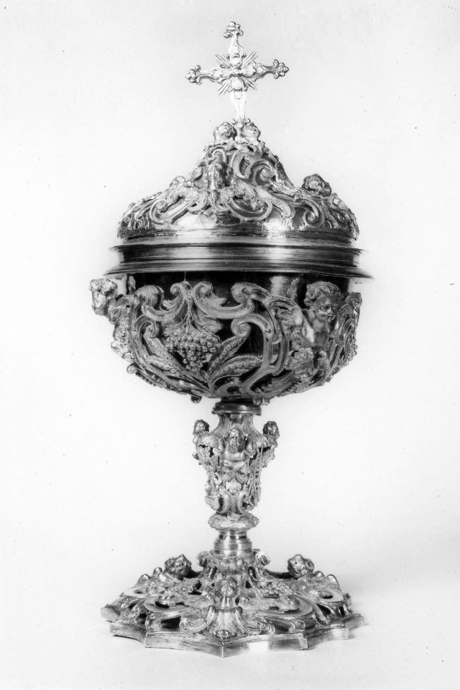 Cherubini (pisside) - ambito napoletano (sec. XVIII)