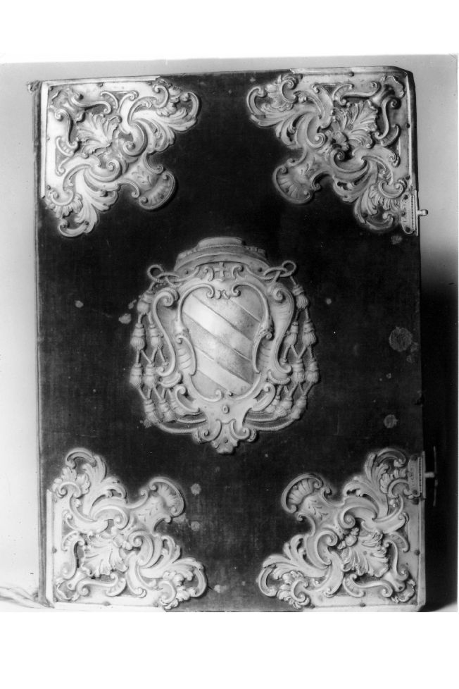 coperta di libro liturgico, coppia - ambito napoletano (sec. XVIII)