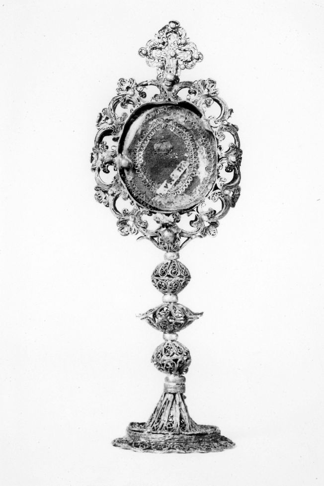 reliquiario - ambito Italia meridionale (secc. XV/ XIX)