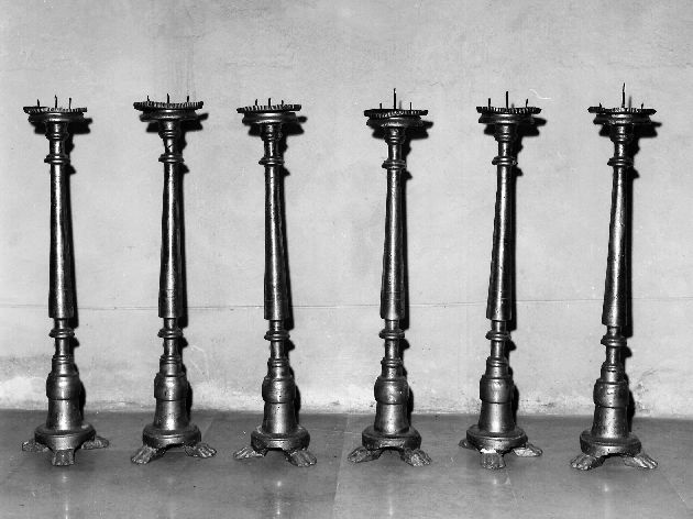 candeliere, serie - manifattura Italia meridionale (sec. XIX)