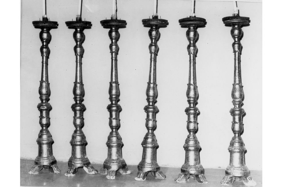 candeliere, serie - manifattura Italia meridionale (sec. XIX)