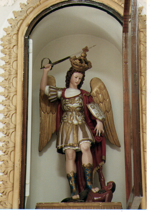 San Michele Arcangelo (statua) - ambito Italia meridionale (seconda metà sec. XIX)