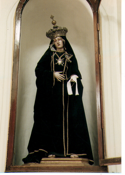 Madonna Addolorata (statua) - ambito Italia meridionale (seconda metà sec. XIX)
