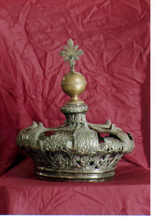 corona da statua - ambito Italia meridionale (seconda metà sec. XIX)