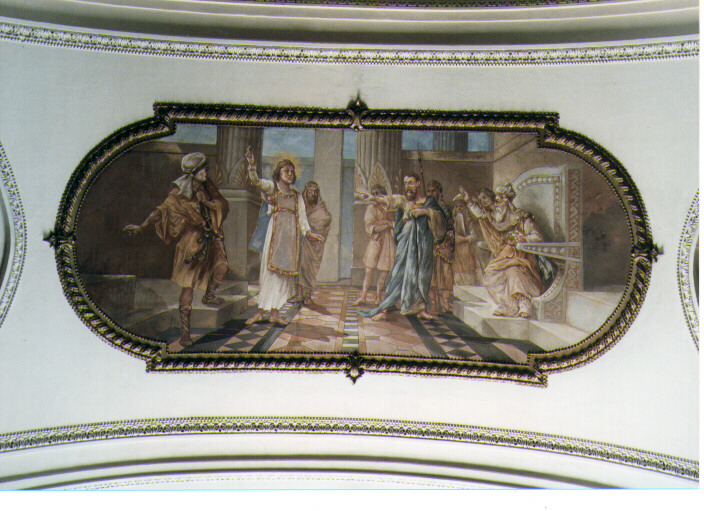 Condanna di Santo Stefano (dipinto) - ambito pugliese (primo quarto sec. XX)