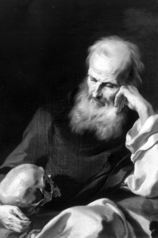 Sant'Antonio abate (dipinto) di Bardellino Pietro (sec. XVIII)