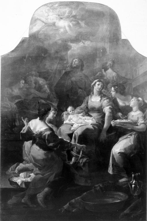 nascita di San Giovanni Battista (dipinto) di Giaquinto Corrado (prima metà sec. XVIII)