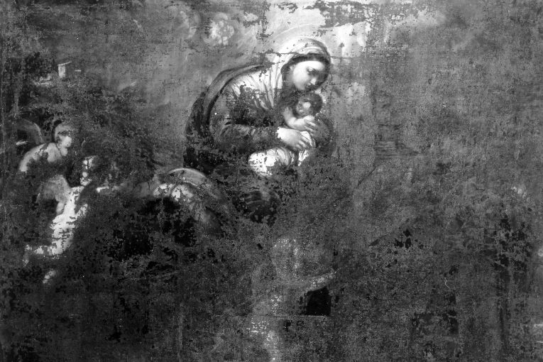 Fuga in Egitto (dipinto) - ambito Italia meridionale (sec. XVIII)