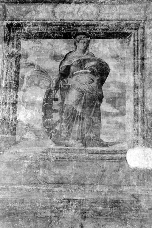 Santa Caterina d'Alessandria (dipinto) di Strafella Gianserio (sec. XVI)