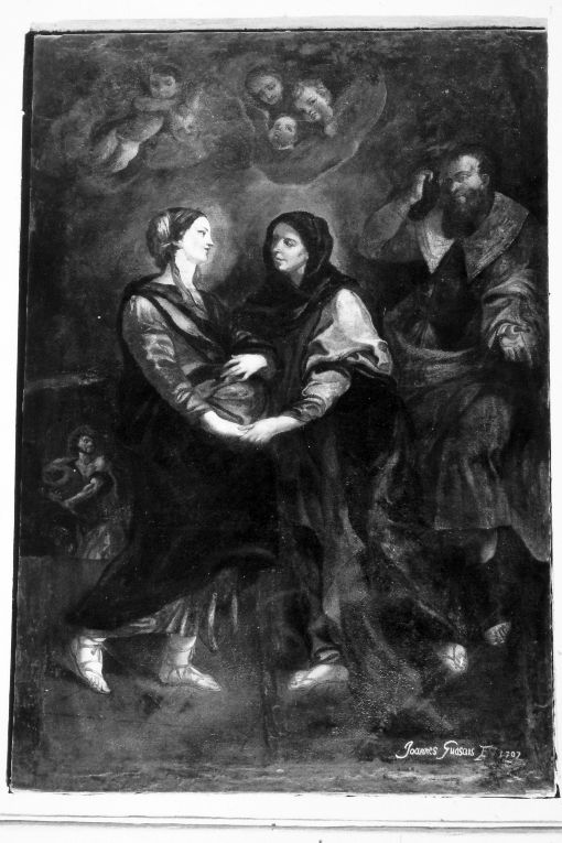 Visitazione (dipinto) di Guasais Joanis (sec. XVIII)