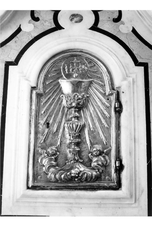 sportello di tabernacolo - ambito napoletano (fine sec. XVII)