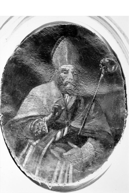 Santo vescovo (dipinto) - ambito salentino (sec. XVII)