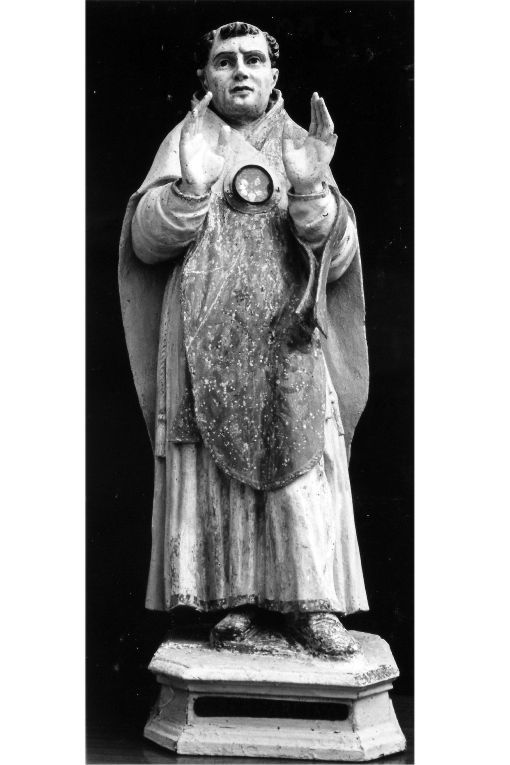 Santo (reliquiario - a statuetta) - manifattura salentina (sec. XVII)