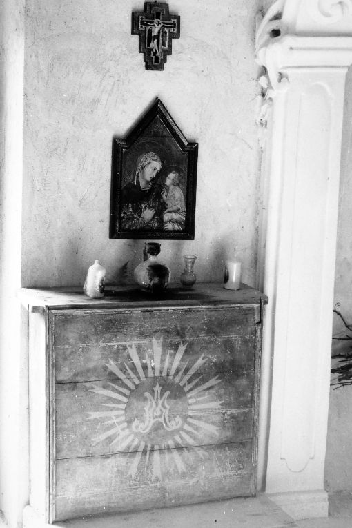 inginocchiatoio - ambito salentino (sec. XIX)