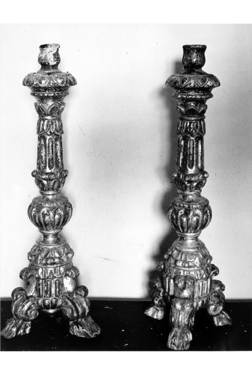 candeliere, coppia - ambito salentino (sec. XVIII)