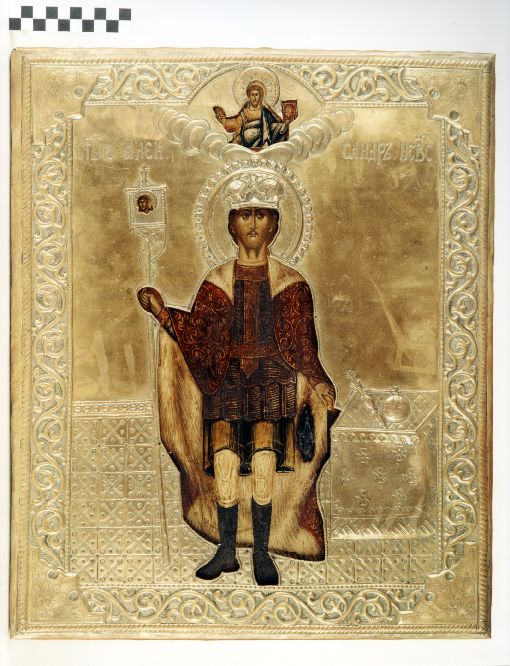 Sant'Alessandro Nevsky (dipinto) - ambito russo (sec. XIX)