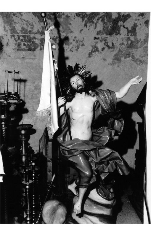Cristo risorto (statua) - ambito salentino (fine/inizio secc. XIX/ XX)