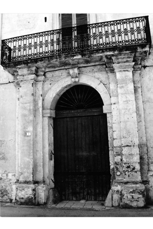 mostra di portale - ambito salentino (prima metà sec. XVIII)