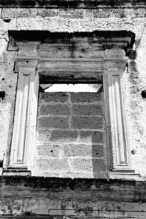 mostra di finestra - ambito salentino (sec. XVII)