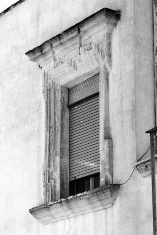 mostra di finestra - ambito salentino (sec. XVIII)