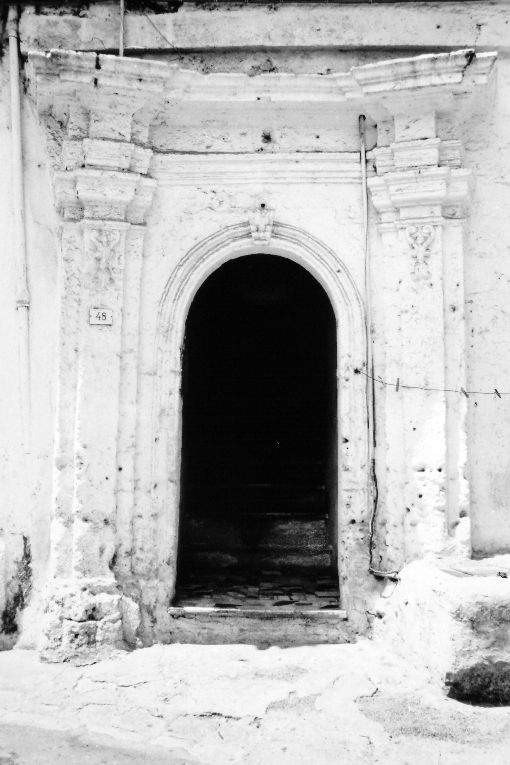 mostra di portale - ambito salentino (prima metà sec. XVIII)