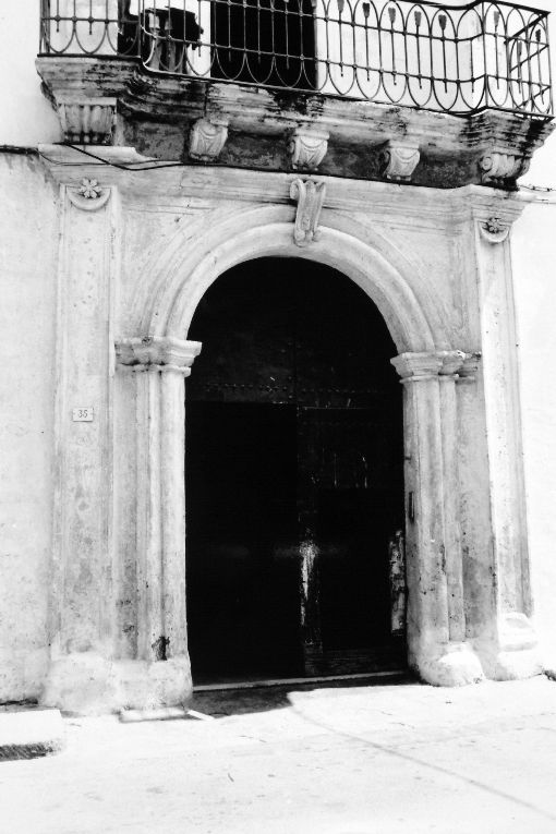 mostra di portale - ambito salentino (sec. XVIII)