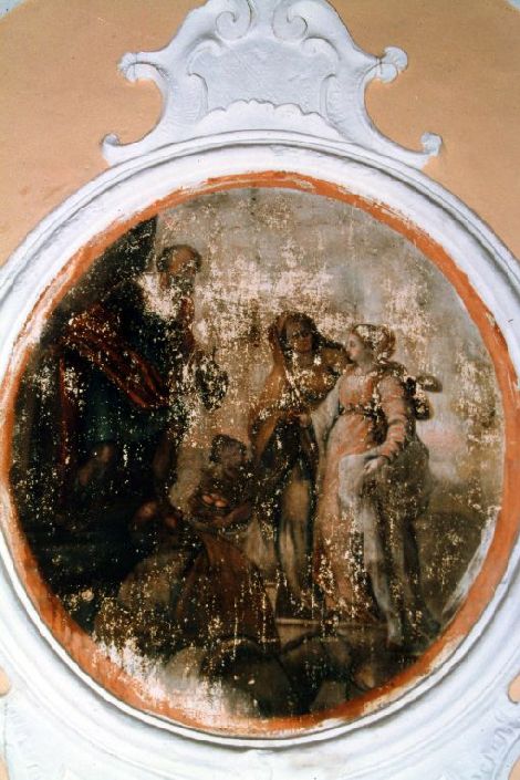 visitazione (dipinto) - ambito salentino (seconda metà sec. XVIII)