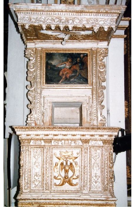 pulpito - ambito salentino (seconda metà sec. XVII)