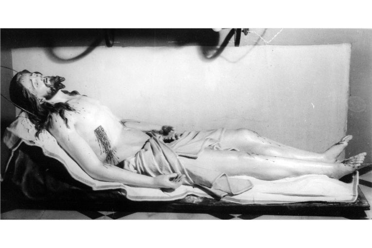 Cristo morto (statua) - ambito salentino (sec. XIX)