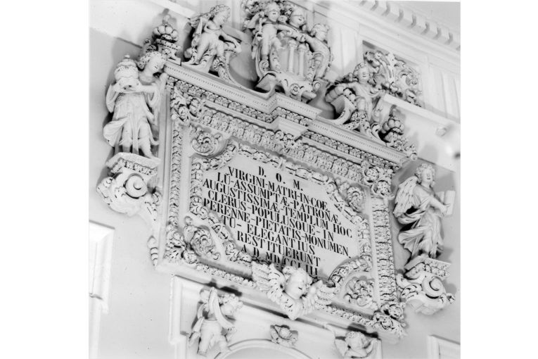 lapide commemorativa - ambito salentino (sec. XVIII)