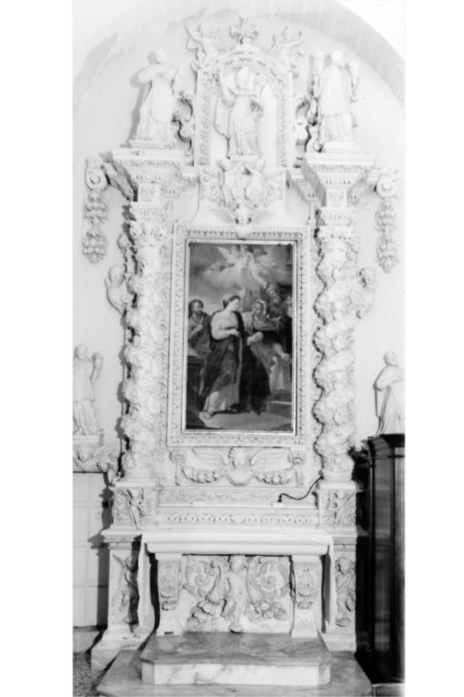 altare - ambito salentino (primo quarto sec. XVIII)