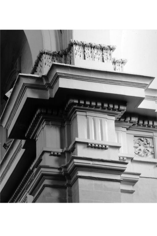 cornice architettonica - ambito salentino (terzo quarto sec. XVIII)