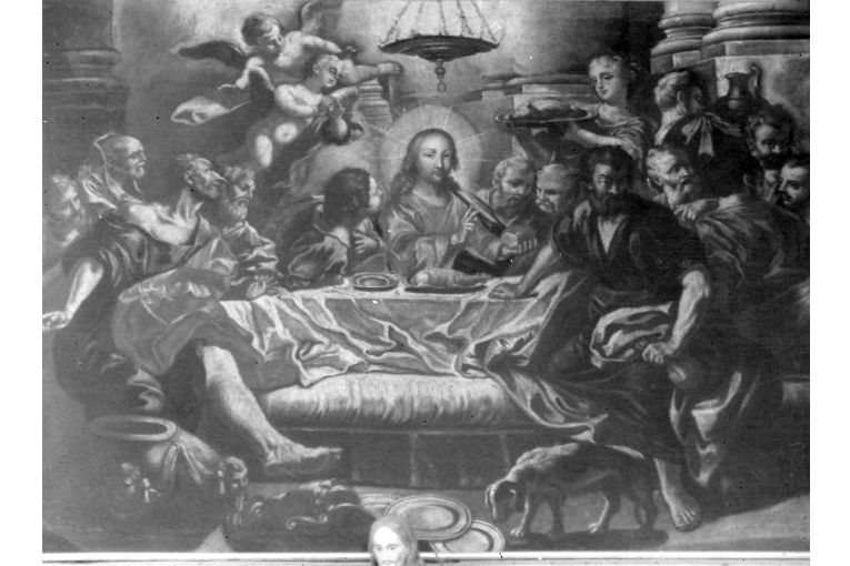 ultima cena (dipinto) - ambito pugliese (seconda metà sec. XVIII)
