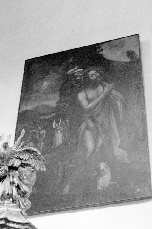 San Giovanni Battista, Battesimo di Cristo (dipinto) - ambito napoletano (primo quarto sec. XVII)