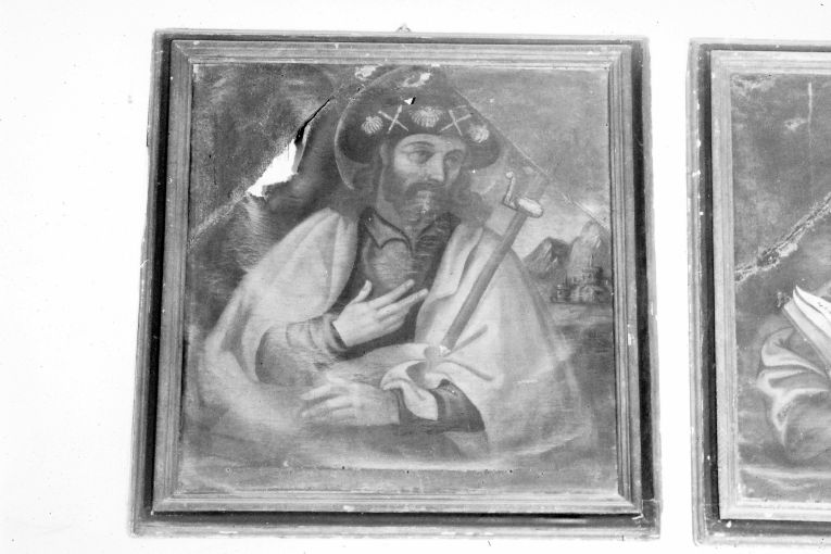 uomo con turbante (dipinto) - ambito pugliese (secc. XVII/ XVIII)