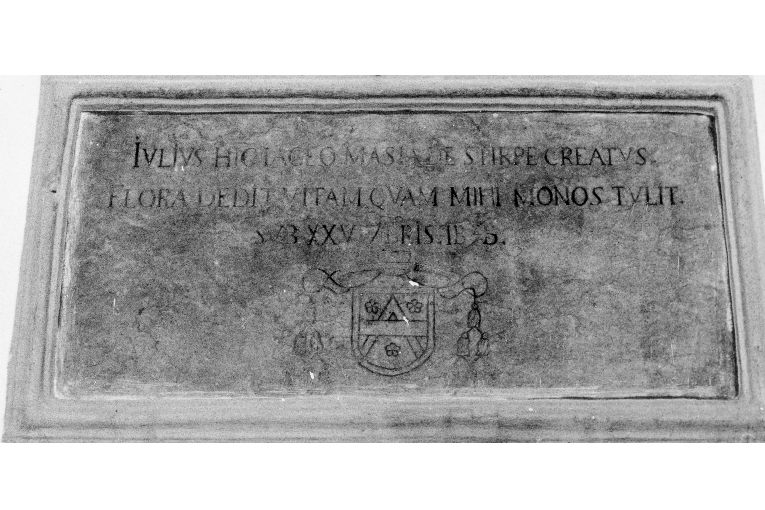 lastra tombale - ambito pugliese (sec. XVII)