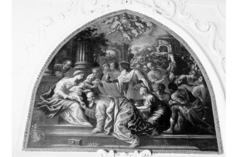 adorazione dei Re Magi (dipinto) di Porta Nicola (bottega) (sec. XVIII)