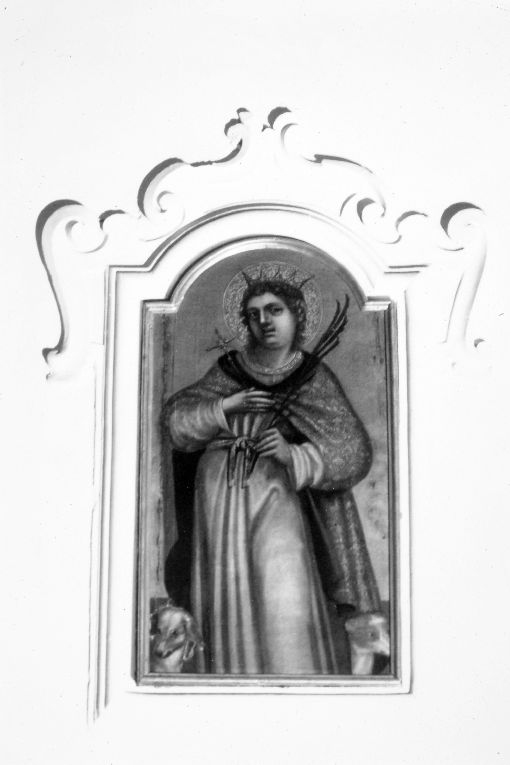 Sant'Agnese (dipinto) - ambito pugliese (fine/inizio secc. XVII/ XVIII)